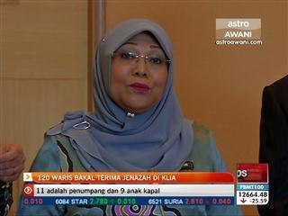 120 waris bakal terima jenazah di KLIA