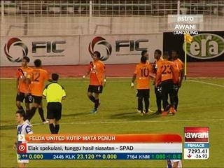 Piala Malaysia: Felda United kutip mata penuh