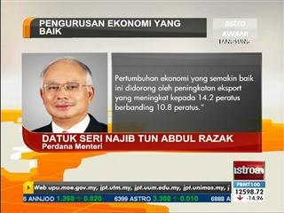 'Pengurusan ekonomi yang baik' - PM