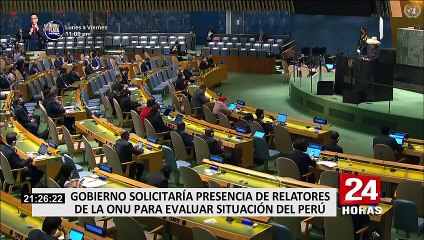 Valer anunció la posibilidad de traer relatores internacionales para garantizar la gobernabilidad en el Perú