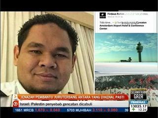Jenazah pembantu juruterbang antara yang dikenal pasti