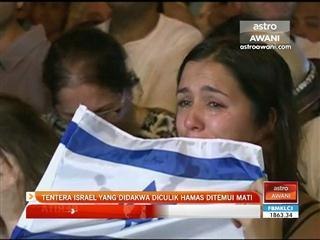 Tentera Israel yang didakwa diculik Hamas ditemui mati