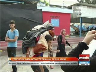 Penduduk Gaza gesa pendamaian terus kekal