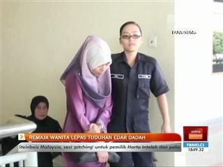 Remaja wanita lepas tuduhan edar dadah