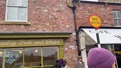 Opening of new 1950s terrace at Beamish Museum