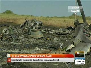 21 lagi mangsa nahas dikenal pasti