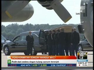 Penghormatan jenazah mangsa MH17
