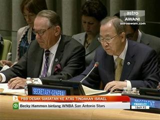 PBB desak siasatan ke atas tindakan Israel