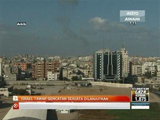 Israel tawar gencatan senjata dilanjutkan