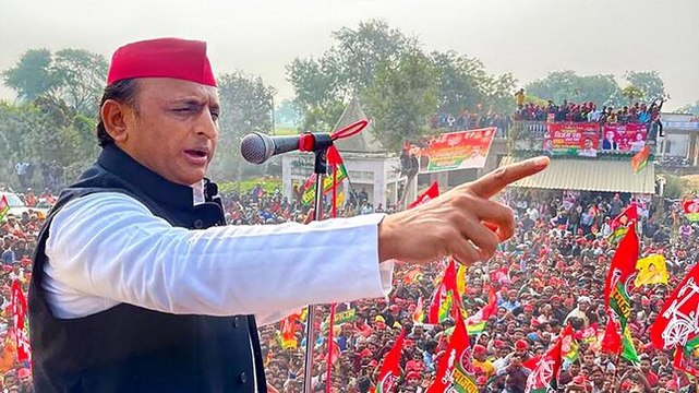 Watch: Akhilesh Yadav slams BJP for lying about SP’s links to Ahmedabad blasts accused