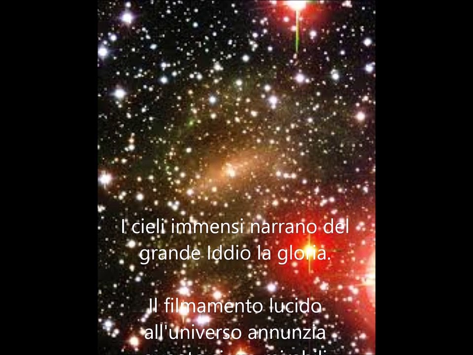 I cieli immensi narrano - Musica di Benedetto Marcello