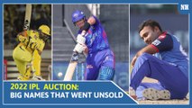 2022 IPL Auction:  Big names that went unsold star cricketers who did not get bids at auction