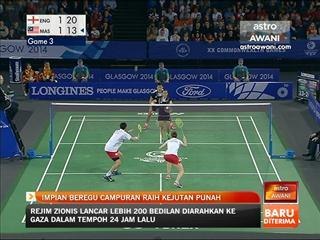 Beregu campuran terkandas, bergeu lelaki & wanita ke final