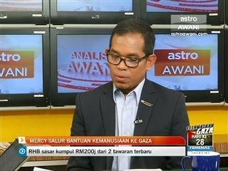Mercy salur bantuan kemanusiaan ke Gaza