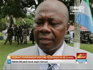 Syarikat penerbangan gantung penerbangannya ke Guinea