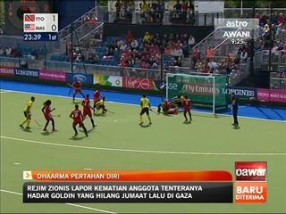 Persembahan buruk skuad hoki : Dhaarma pertahan diri