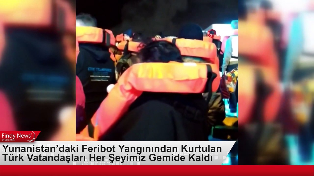 Yunanistan'ın Igoumenitsa Limanı'ndan İtalya'nın Brindisi Limanı'na seyrederken yangın çıkan feribottaki bir Türk vatandaşının kayıp olduğunu söyledi