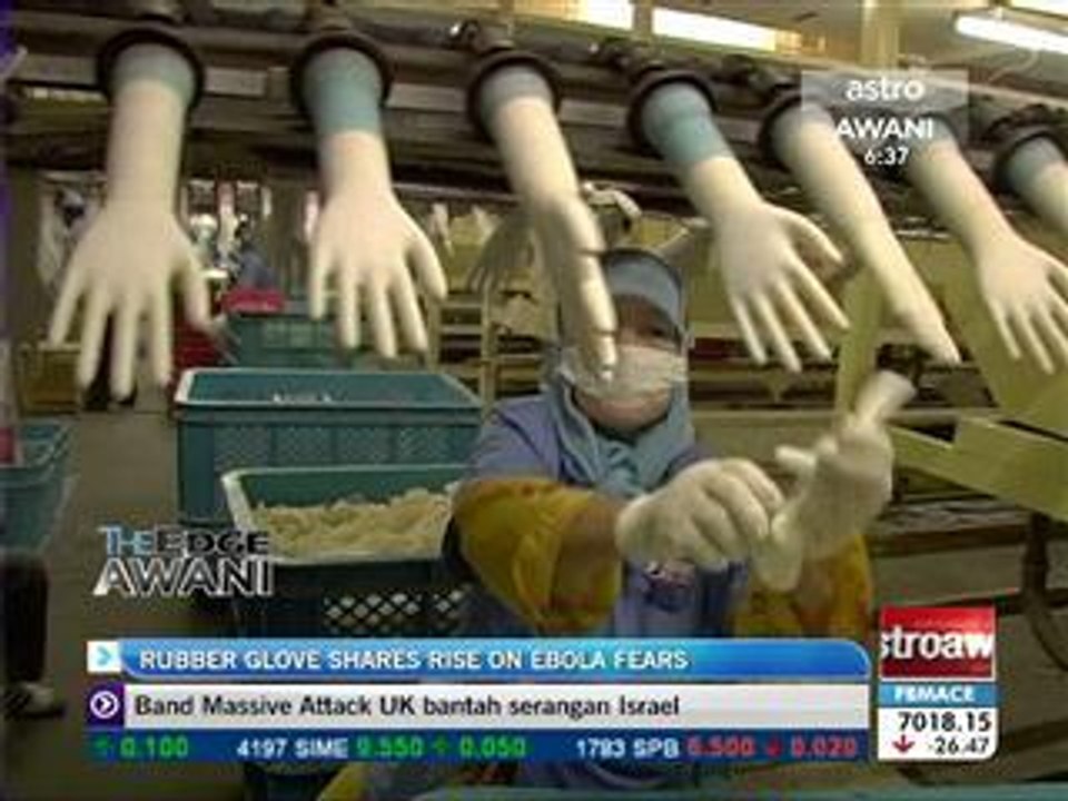 Rubber gloves shares rise on EBOLA fears