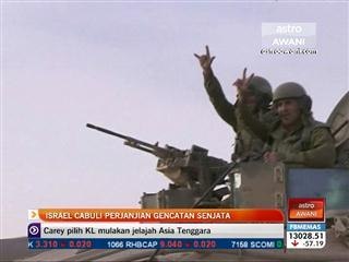 Israel cabuli perjanjian gencatan senjata