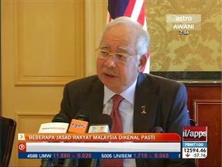 Beberapa jasad rakyat Malaysia dikenal pasti