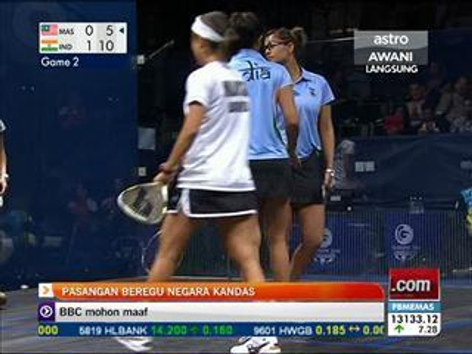 Skuasy: Pasangan beregu negara kandas
