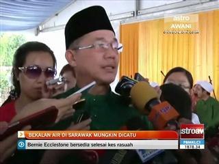 Bekalan air di Sarawak mungkin dicatu
