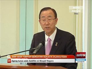 Ban gesa tempoh gencatan senjata dilanjutkan