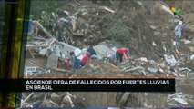 teleSUR Noticias 11:30 19-02: Asciende en Brasil cifra de fallecidos por fuertes lluvias