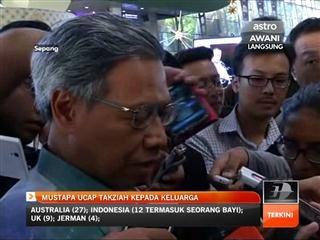 Mustapa ucap takziah kepada keluarga