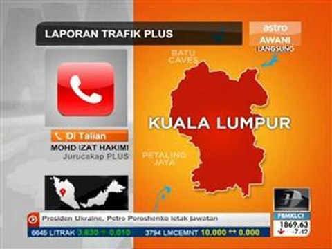 Laporan Trafik PLUS 12.00pm