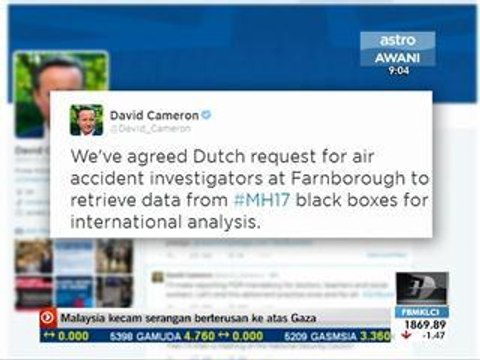 Belanda minta Britain analisis data kotak hitam