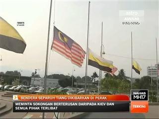 Perak mula kibar bendera separuh tiang