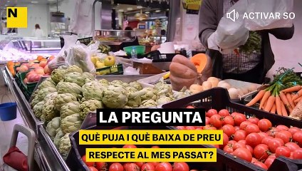 Què puja i què baixa de preu respecte al mes passat?