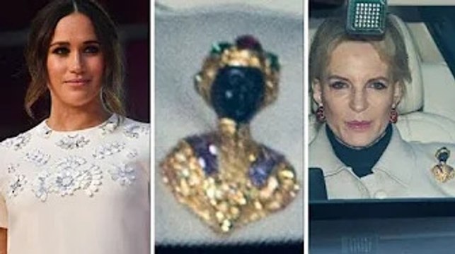 Princess Michael 'sorry' for 'racist' brooch during one of Meghan's first royal events