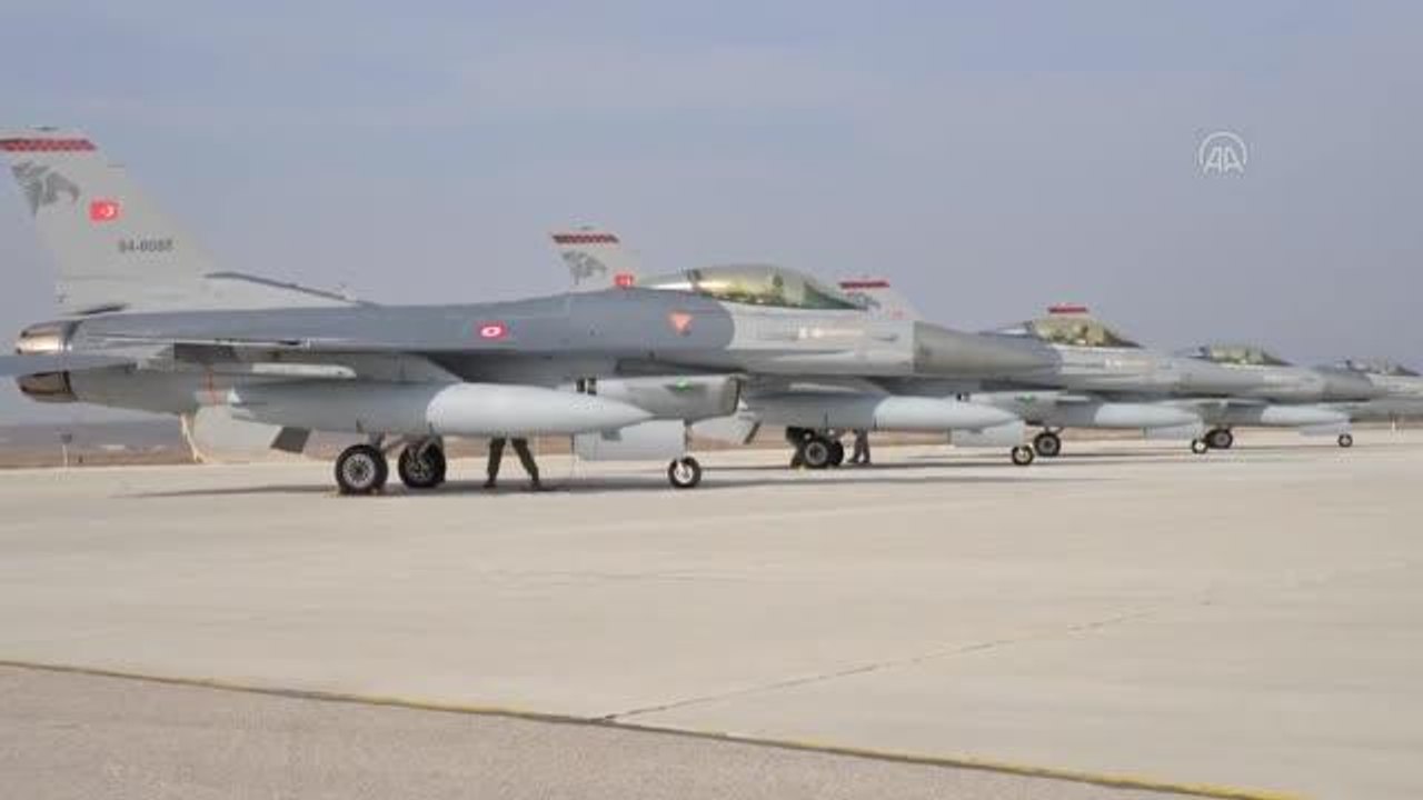 F16 uçaklarının Deniz Üstü Yüksek İrtifa Önleme Eğitimi