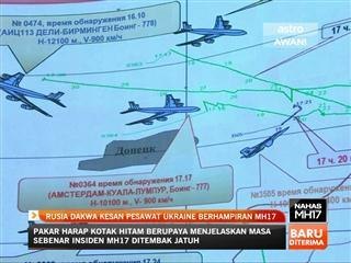 Rusia dakwa kesan pesawat Ukraine berhampiran MH17