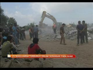 25 sekeluarga terbunuh dalam serangan hari Ahad