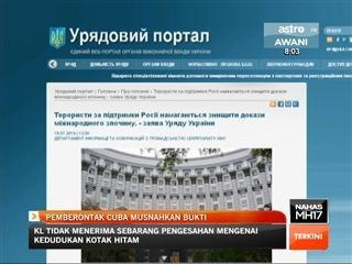 Pemberontak cuba musnahkan bukti