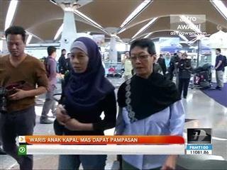 Waris anak kapal MAS dapat pampasan