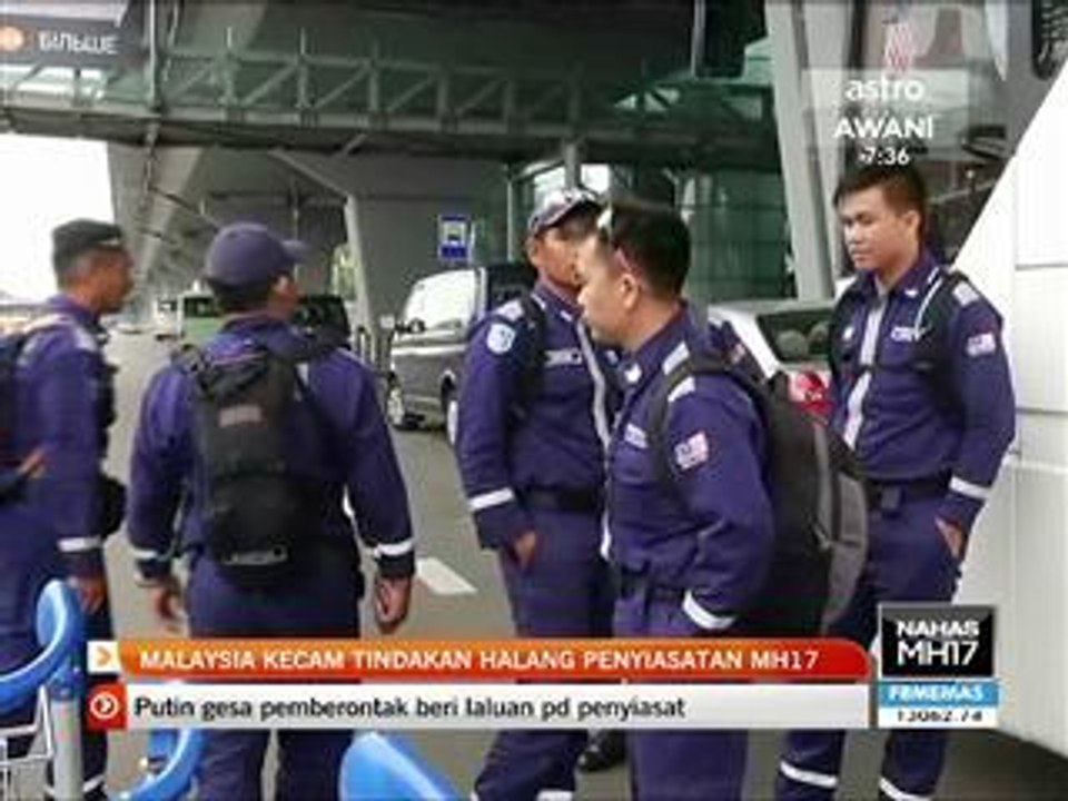 Malaysia kecam tindakan halang penyiasatan MH17