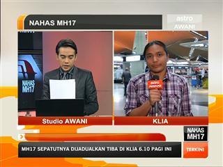 Tragedi pesawat MH17: Perkembangan suasana di KLIA
