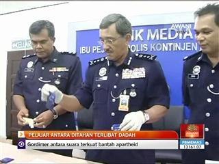 Pelajar antara ditahan terlibat dadah