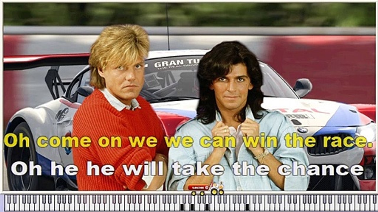 Modern Talking - Win the race  - Karaoke Instrumental Version with virtual piano & lyrics video