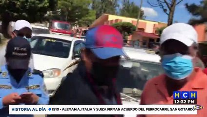 ¡Protesta! Taxistas de Intibucá se toman carreteras oponiéndose a circulación de "brujos"