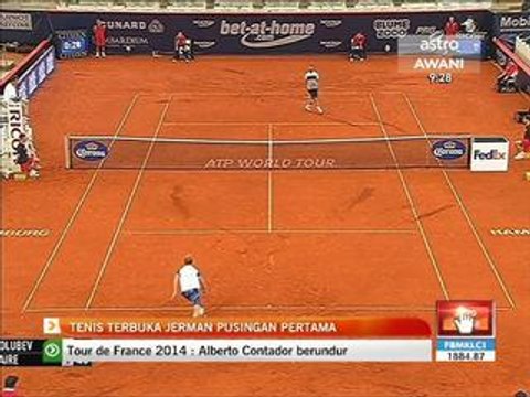 Tenis Terbuka Jerman pusingan pertama