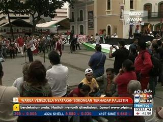 Warga Venezuela nyatakan sokongan terhadap Palestin