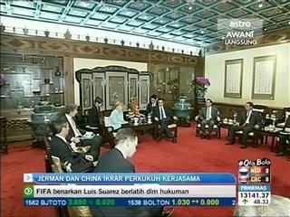 Jerman dan China ikrar perkukuh kerjasama