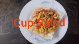 CUP SALAD WITH CHICKEN ( MASHALLAH) # HOW TO MAKE CUP SALAD WITH CHICKEN __ CUP SALAD WITH CHICKEN