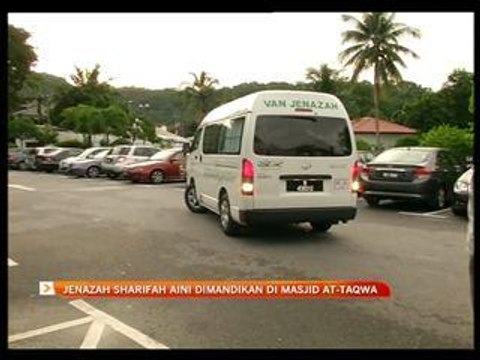 Jenazah Sharifah Aini dimandikan di Masjid At-Taqwa