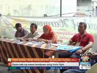 Polis kawal tahap keselamatan menjelang Pilpres 2014